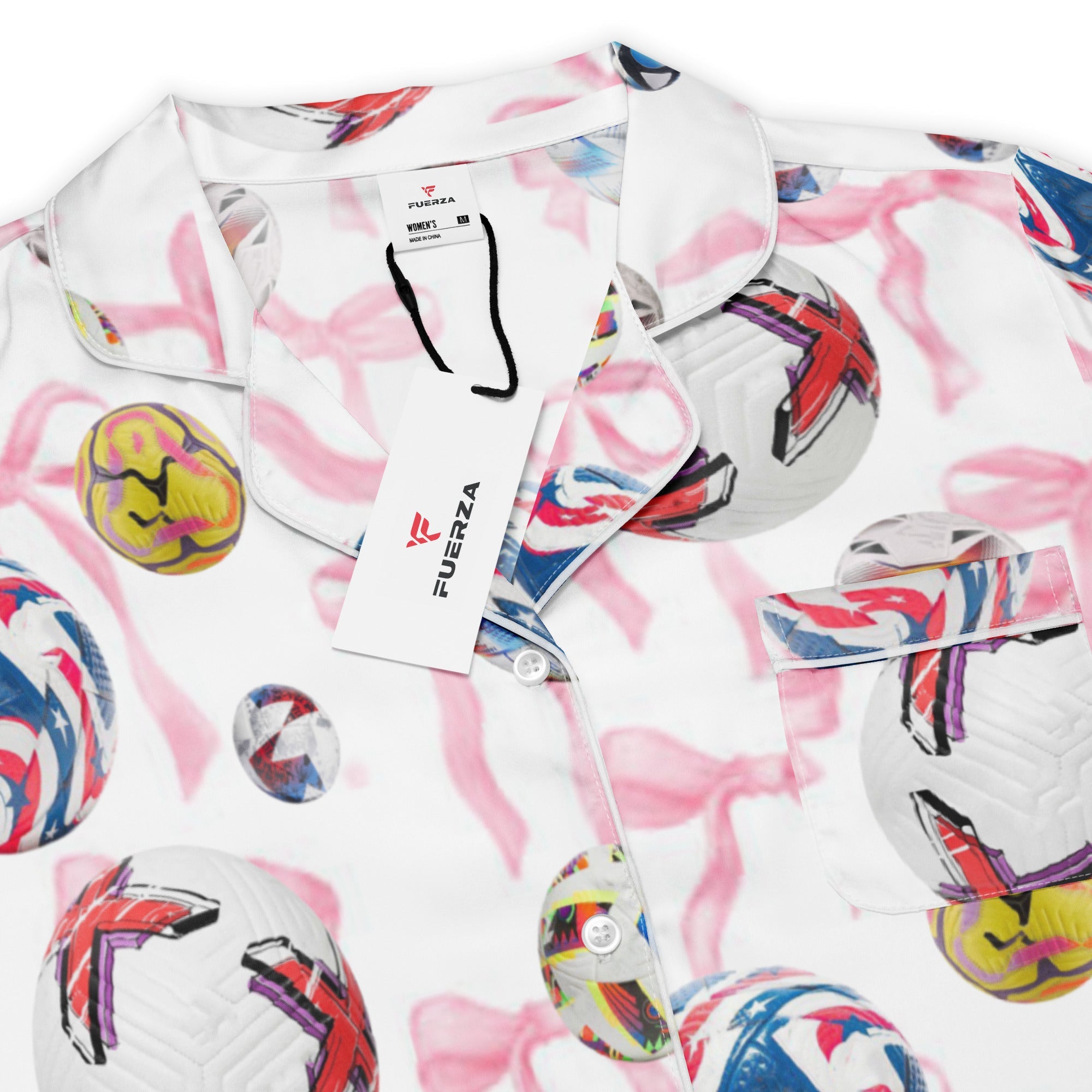 Women's Silky Pajamas - Fuerza Athletics