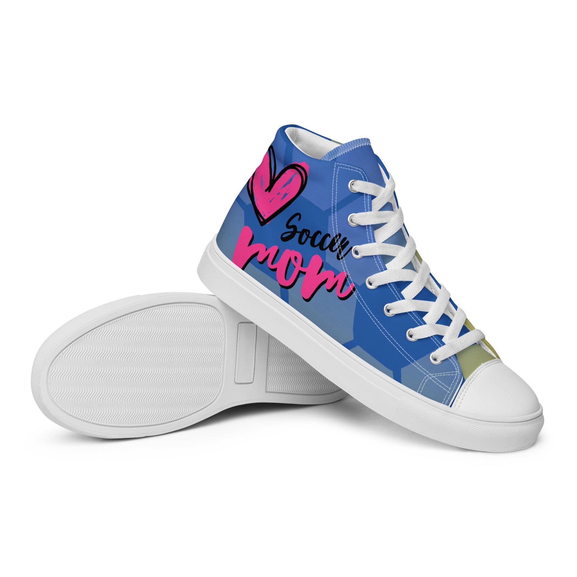 Women's Soccer Mom High Tops - Fuerza Athletics