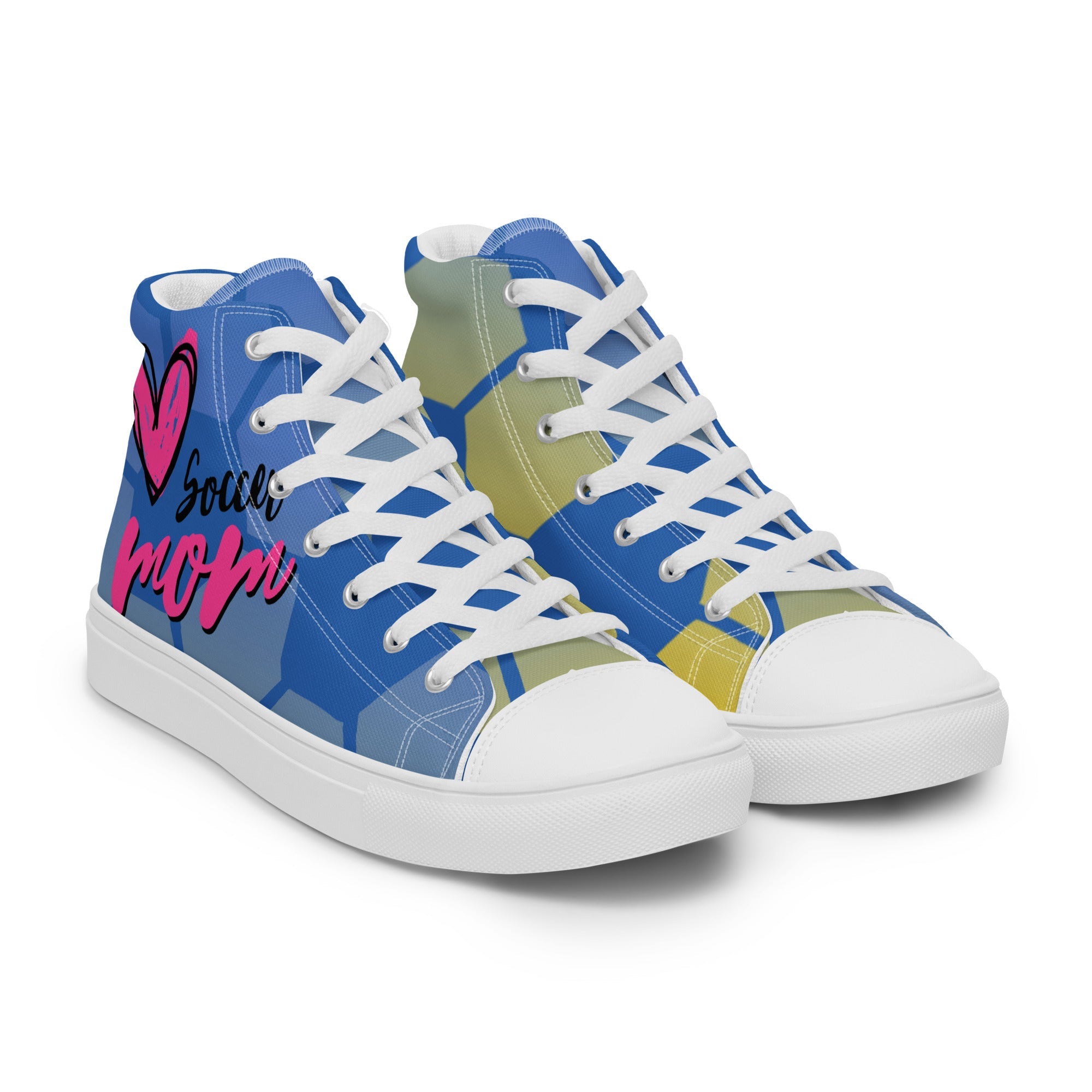 Women's Soccer Mom High Tops - Fuerza Athletics