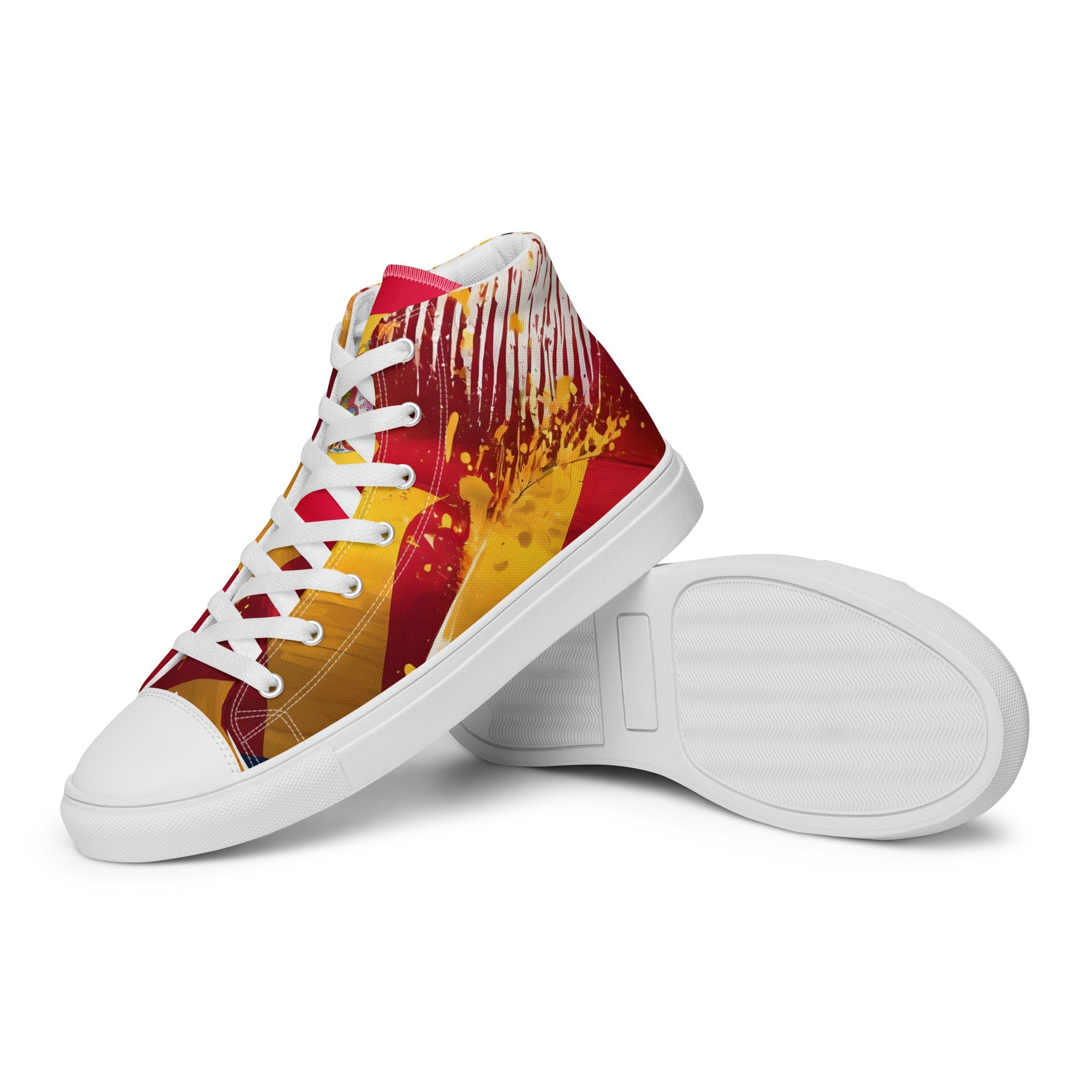 Women’s Spain high top canvas shoes - Fuerza Athletics